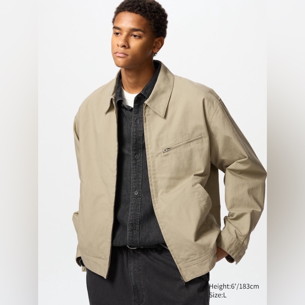 Uniqlo Zip-Up Blouson Jacket